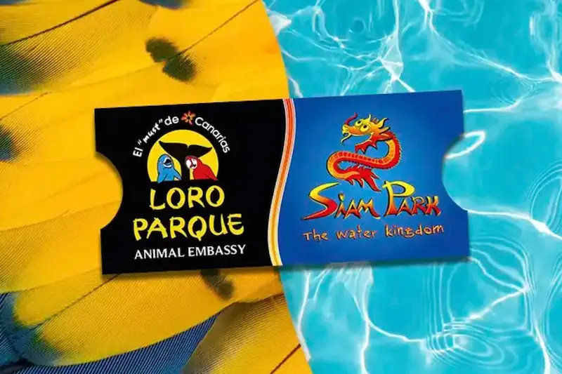 Tenerife Parks Twin Ticket (Siam + Loro)